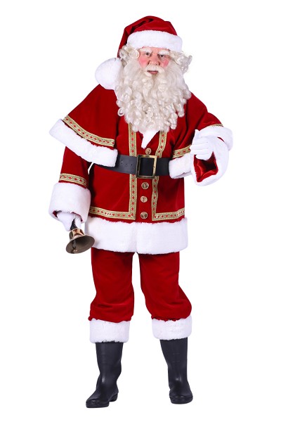 Kerstman luxe - Willaert, verkleedkledij, carnavalkledij, carnavaloutfit, feestkledij, Kerstman, Kerst, Kerstboom, 25 december